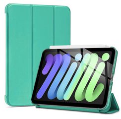 Θήκη Trifold Smart View και πίσω TPU για iPad Mini 7/6 - Τιρκουάζ