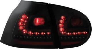 Dectane RV16KLBS Litec LED Πίσω Φανάρια VW Golf V 03-09 Black/Smoke-thumb-1