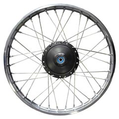 Τροχός ζάντα εμπρόσθιος μαύρο κέντρο UNION Suzuki FB 50 / Kawasaki MAX 100