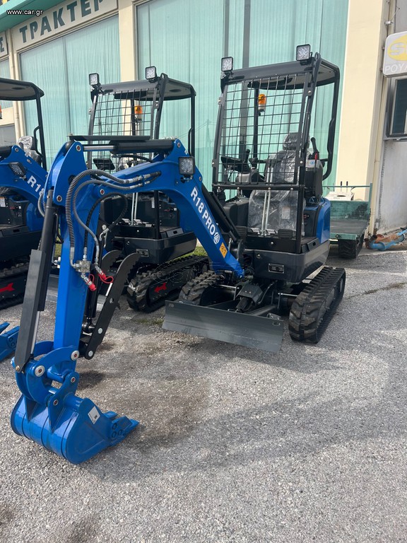 Εκσκαφέας Με Ερπύστριες Rippa 2026 R18 / 2.0TN/ KUBOTA /  FULL EXTRA