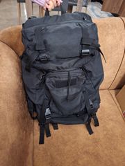 Mil-Tec Commando Rucksack Στρατιωτικό Σακίδιο Πλάτης Μαύρο 55lt