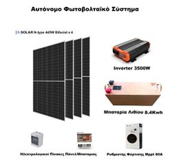 Φωτοβολταϊκό Σύστημα Αυτόνομο 24V