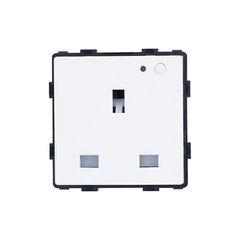 SMART WIFI ΠΡΙΖΑ ΑΓΓΛΙΚΟΥ ΤΥΠΟΥ 13Α ΑΣΠΡΟ ΧΡΩΜΑ ΜΕ ΕΝΔΕΙΞΗ ΛΕΙΤΟΥΡΓΙΑΣ ΜΠΟΥΤΟΝ ON/OFF ΚΑΙ ΜΕΤΡΗΤΗ ΡΕΥΜΑΤΟΣ