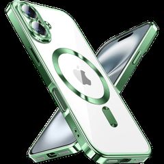 MagSafe TPU Color Chrome Case protect lens for iPhone 16 Green