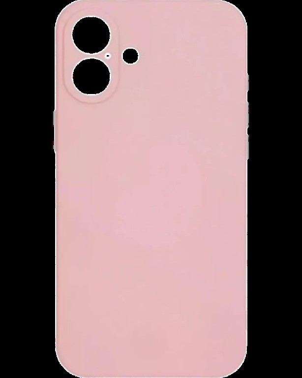 Silicon case protect lens for iPhone 16 Rose