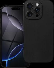 Silicon case protect lens for iPhone 16 Pro Black