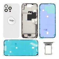 For iPhone/iPad (AP16PM0024WPSP) Rear Cover (Pulled A) incl. small parts - White, For iPhone 16 Pro Max