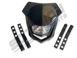 ΜΑΣΚΑ ΜΑΥΡΗ ΜΕ ΦΑΝΑΡΙ ΓΙΑ ΟΛΑ ΤΑ MOTARD ΚΑΙ ENDURO