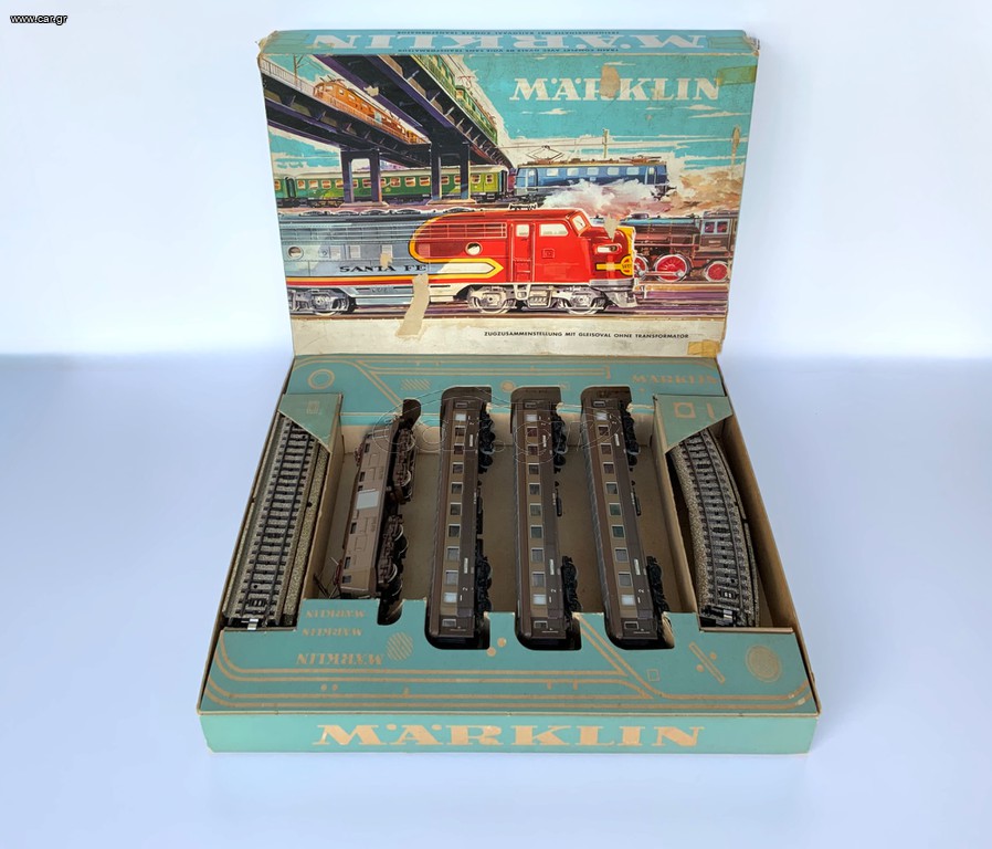 MÄRKLIN 3135 Zugpackung / Train Pack / Σετ Τραίνων - 1960s