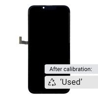 For iPhone/iPad (AP130001B4-FLEX) OLED (soft) Touchscreen (Pulled) with original Front Flex Cable ('Used' on >iOS18), For iPhone 13