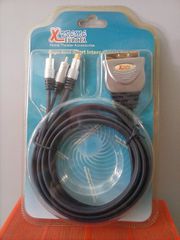 Καλώδιο (cable) Scart male to 2 x RCA male + SVHS male (1,5m)