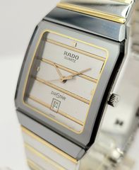 RADO VINTAGE DIASTAR TWO-TONE GOLD PLATED QUARTZ WATCH 27643405 A0246 TIMH 870 ΕΥΡΩ
