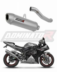 Dominator Εξάτμιση Τελικό  S6 S.Steel  Yamaha R1 2002- 2003 Με Σιγαστήρα