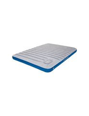 High Peak Cross Beam Double Extra Long Mattress gray blue 40045