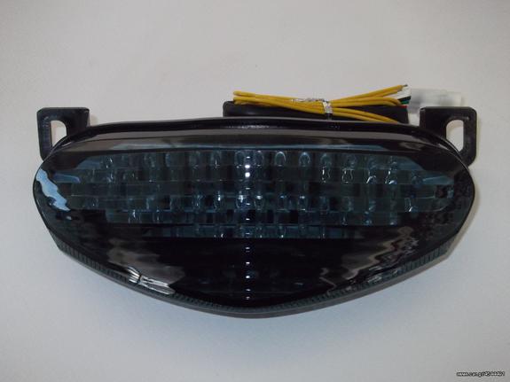 Kawasaki 2009 10-11 ER-6n ER-6f Ninja 636R αξεσουαρ φαναρι πισω STOP LED σε φιμε χρώμα με ενσωματομενα φλας