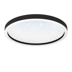 LED-ZIG-RGB/CCT ΟΡΟΦΗΣ Ø570 ΜΑΥΡΟ/ΚΡΥΣΤΑΛΛΙΝΟ 900412 EGLO