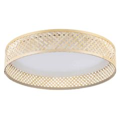 LED/ΦΩΤΙΣΤΙΚΟ ΟΡΟΦΗΣ Ø380 Η80 ΛΕΥΚΟ/ΞΥΛΟ-ΚΑΦΕ-LUPPINERIA 900464 EGLO