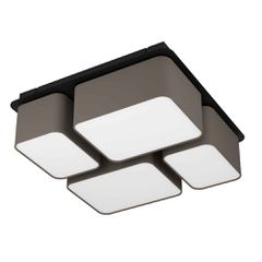 ΦΩΤΙΣΤΙΚΟ ΟΡΟΦΗΣ/4X E27 L5100 H175 ΜΑΥΡΟ/ΞΥΛΟ/ΥΦΑΣΜΑ-ΑΝΘΡΑΚΙ-ΚΑΦΕ-ΛΕΥΚΟ-MORDAZO 900524 EGLO