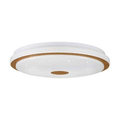 LED/ΦΩΤΙΣΤΙΚΟ ΟΡΟΦΗΣ Ø380 Η70 ΛΕΥΚΟ/ΞΥΛΟ-ΚΑΦΕ/ΠΛΑΣΤΙΚΟ-ΛΕΥΚΟ-LANCIANO 1 900598 EGLO