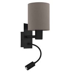 ΕΠΙΤΟΙΧΟ ΦΩΤ PASTERI Ε27/LED H380 ΓΚΡΙ 900701 EGLO