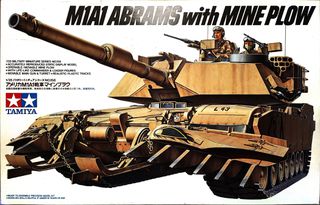 M1A1 Abrams Mine Plow 1/35 Tamiya