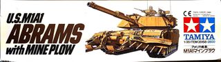 M1A1 Abrams Mine Plow 1/35 Tamiya-thumb-1