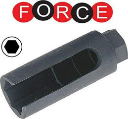 Force Καρυδάκι Εξάγωνο με Καρέ Υποδοχής 1/2" Διάμετρος 22mm για Αισθητήρα Λάμδα