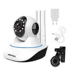 IP Κάμερα Παρακολούθησης Wi-Fi 1080p Εσωτερικού Χώρου με Αμφίδρομη Επικοινωνία Jortan JTZ-160BW-3B