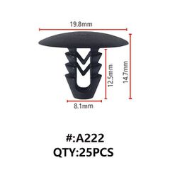 A222 ΚΛΙΠΣ ΣΥΓΚΡΑΤΗΣΗΣ ΑΜΑΞΩΜΑΤΟΣ (TREE TYPE)