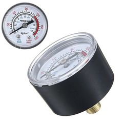 PG-D40-12BH ΜΑΝΟΜΕΤΡΟ ΟΡΙΖΟΝΤΙΟ, Φ40MM, 12BAR, ΡΥΘΜΙΣΤΗ ΠΙΕΣΗΣ ΓΙΑ MAC 24-50 (61)