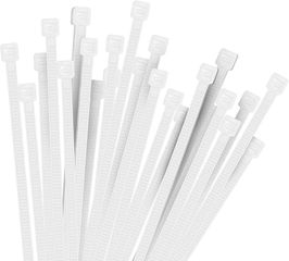 WNCT048370100 ΔΕΜΑΤΙΚΟ 4.8 x 370mm 'TIE WRAP', ΛΕΥΚΟ (100)