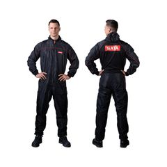 1202556 SATA SUIT STANDARD, ΠΟΛΥΕΣΤΕΡΙΚΗ ΟΛΟΣΩΜΗ ΦΟΡΜΑ ΠΡΟΣΤΑΣΙΑΣ ΒΑΦΗΣ ΜΕ ΚΟΥΚΟΥΛΑ - XXL (ΜΑΥΡΗ)