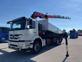 Ανατροπή + Γερανός Mercedes-Benz 2012 MB AXOR 2533 6X2 EURO 5