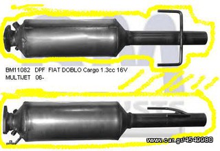Φίλτρο σωματιδίων/κάπνας, σύστημα απαγωγής καυσαερίων FIAT DOBLO 1.3cc JTD 16V  06-