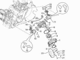 MΠΕΚ ΨΕΚΑΣΜΟΥ MAGNETI MARELLI-ΓΙΑ SCOOTER-GILERA-GP-800>APRILIA-MANA-850>SRV-850>DORSODURO-750>SHIVER-750-ORIGINAL-5848135