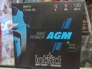 ΜΠΑΤΑΡΙΑ CTX9A-BS INTACT 12V 9 AH ΞΗΡΑΣ ΚΟΜΠΛΕ ΜΕ ΥΓΡΑ