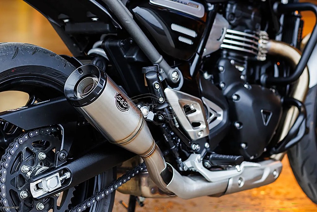ΤΕΛΙΚΟ ΕΞΑΤΜΙΣΗΣ S&S TRIUMPH SPEED 400 & SCRAMBLER 400X