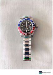 Rolex GMT Master II Pepsi black dial
