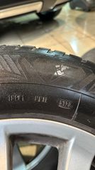 4 ΖΑΝΤΟΛΑΣΤΙΧΑ ΓΝΗΣΙΕΣ PORSCHE 17' ΙΝΤΣΩΝ 5Χ130 ΚΑΡΕ ΣΕ ΑΡΙΣΤΗ ΚΑΤΑΣΤΑΣΗ ΜΕ ΕΛΑΣΤΙΚΑ GOODYEAR VECTOR 235/65/17 DOT5123-thumb-2