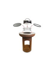 Bonfeu Bonbiza Open rusty garden fire pit 8002R-thumb-19
