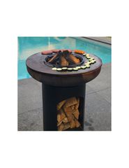 Bonfeu Bonbiza Open rusty garden fire pit 8002R-thumb-4
