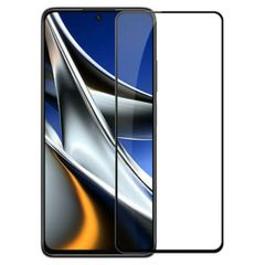 Full Glue Tempered Glass 5D for Xiaomi Poco X4 Pro 5G Black Frame