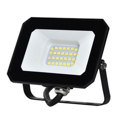 ELF10206 | LED 20W|6500k|1800lm FLOODLIGHT ALUM.110-240V~IP65 GLASScover|BLACK|{enjoysimplicity}™