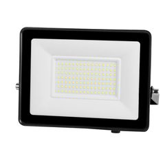 ELF11006 | LED 100W|6500k|8000lm FLOODLIGHT CAST ALUM.100-265V~IP65 GLASScover|BLACK|{enjoysimplicity}™