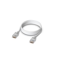 Ubiquiti UACC-Cable-Patch-EL-1M-W networking cable Translucent, White Cat6-thumb-1