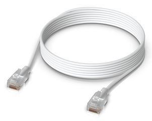 Ubiquiti UACC-Cable-Patch-EL-3M-W networking cable Translucent, White Cat6-thumb-1