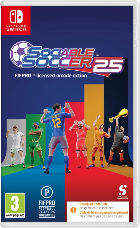 Sociable Soccer 25 (Code in Box) / Nintendo Switch