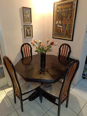 Τραπεζαρία από ξύλο ανοιγόμενη σε 3 διαφορετικά μεγέθη!!