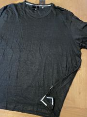 Λινό T-Shirt Ted Baker London Μαυρο Μεγεθος Large