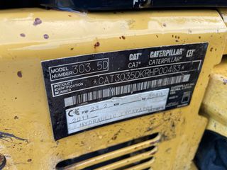 Εκσκαφάκι (διαβολάκι) CAT 2011 303.5DCR **3.600kg**-thumb-23